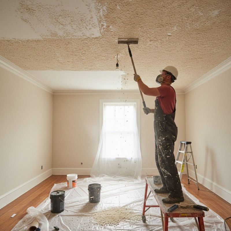 Knockdown Ceiling Removal in Boulder, CO