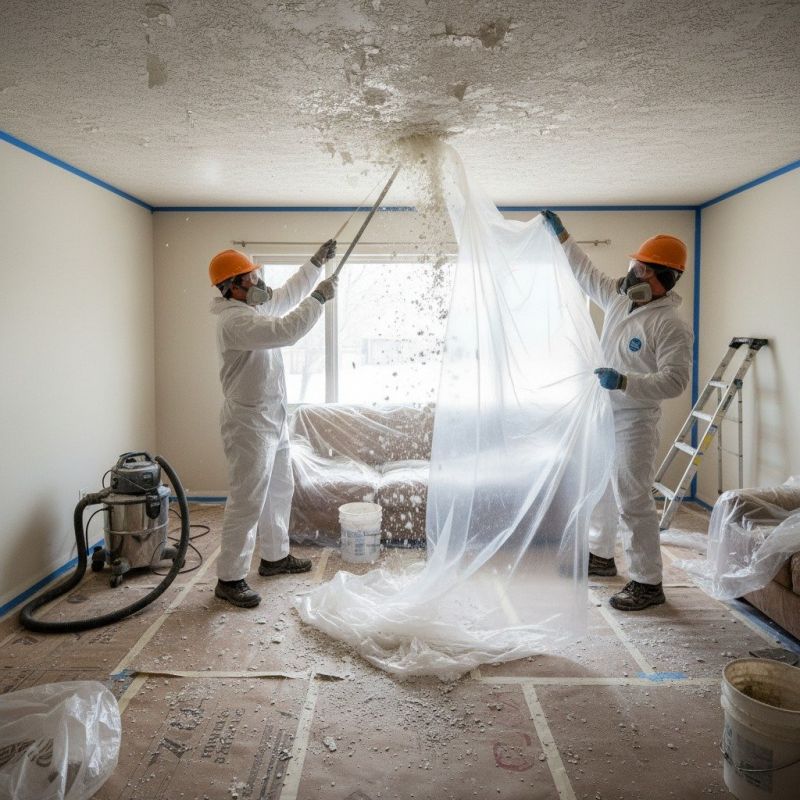 Knockdown Ceiling Removal in Georgetown, TX