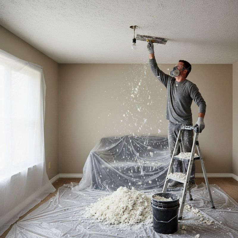 Knockdown Ceiling Removal in Cincinnati, OH