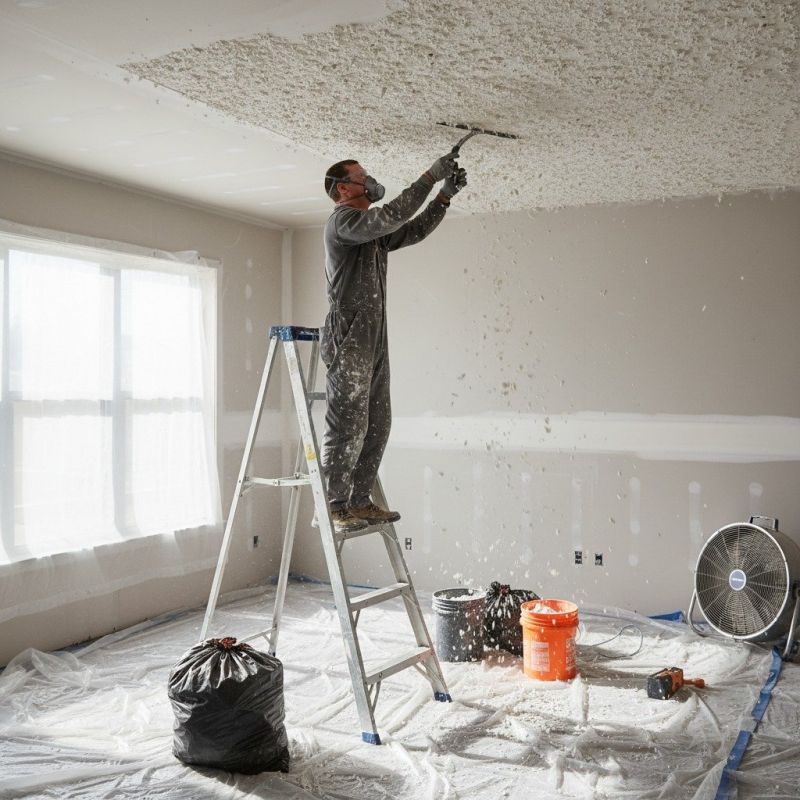 Knockdown Ceiling Removal in San Diego, CA